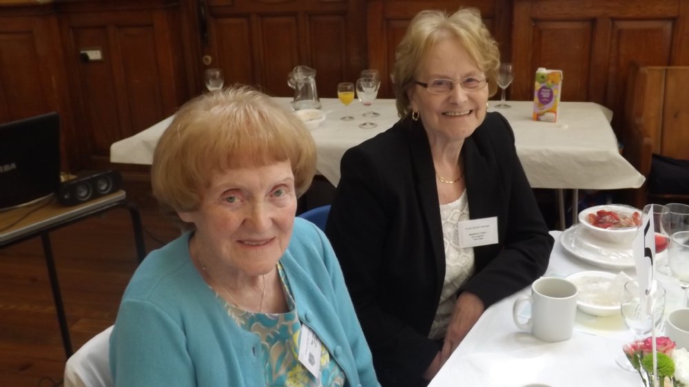 Old girls in the Old Hall