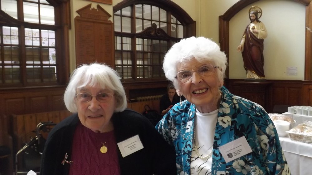 Old girls in the Old Hall