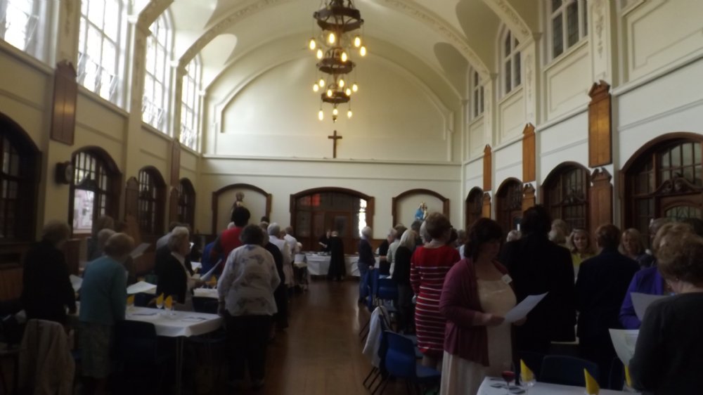 Old girls in the Old Hall