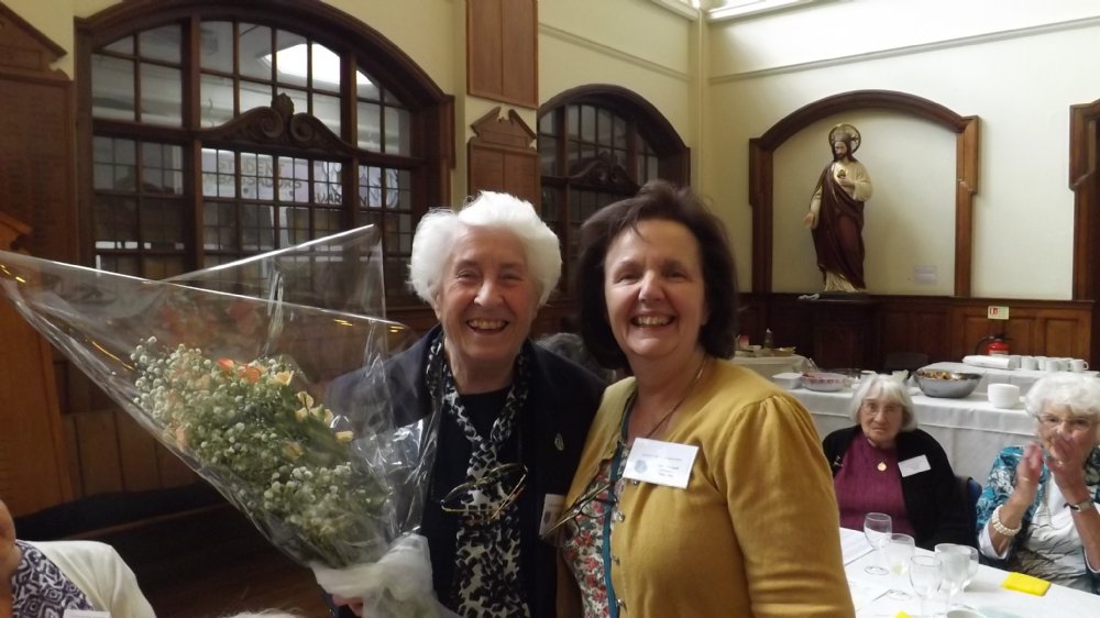 Old girls in the Old Hall