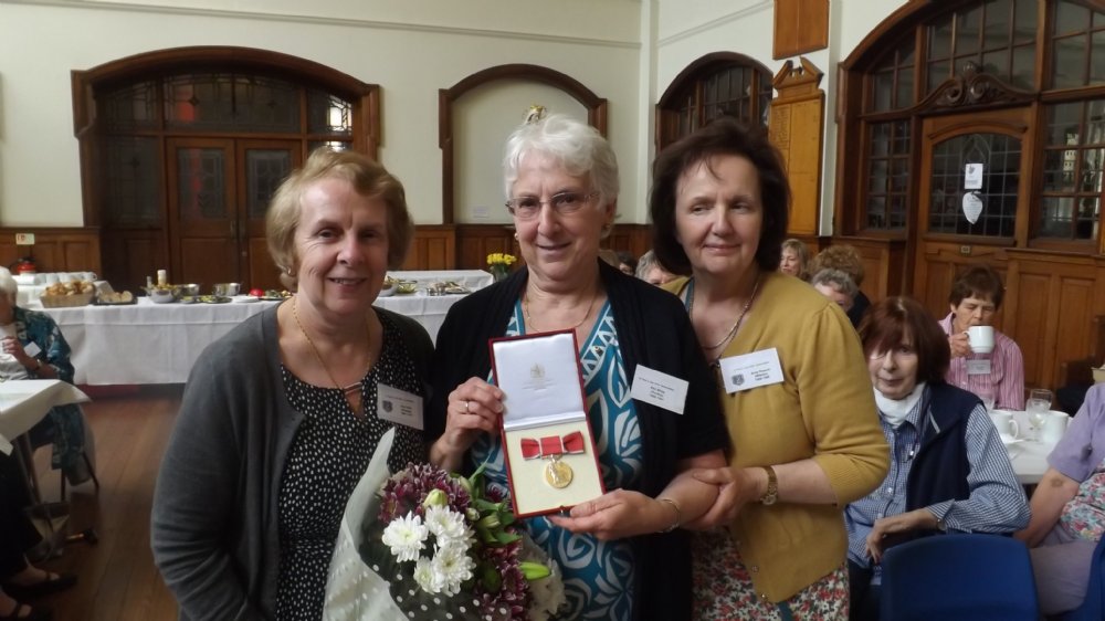Old girls in the Old Hall