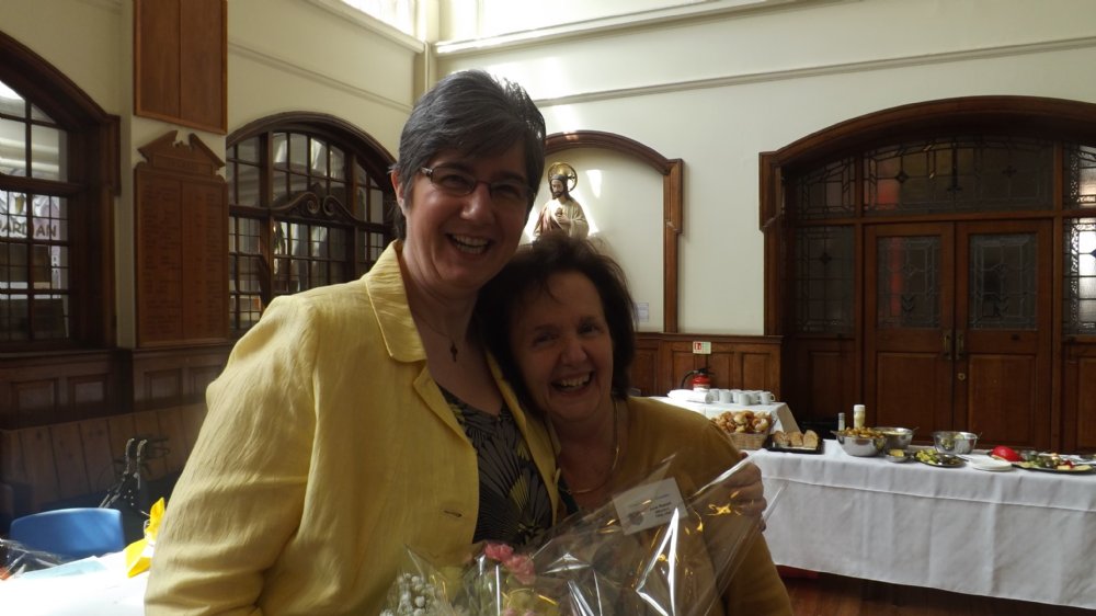 Old girls in the Old Hall