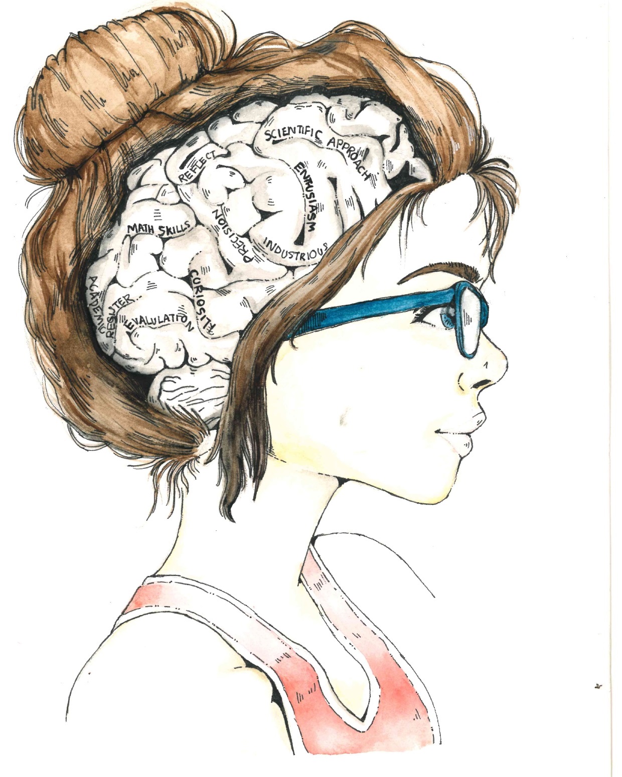 Painting: ‘St. Paul’s Psychologist’ by Lila Craddock 8U