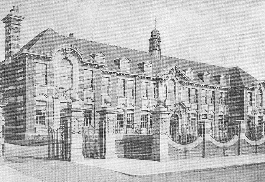Front of school building external