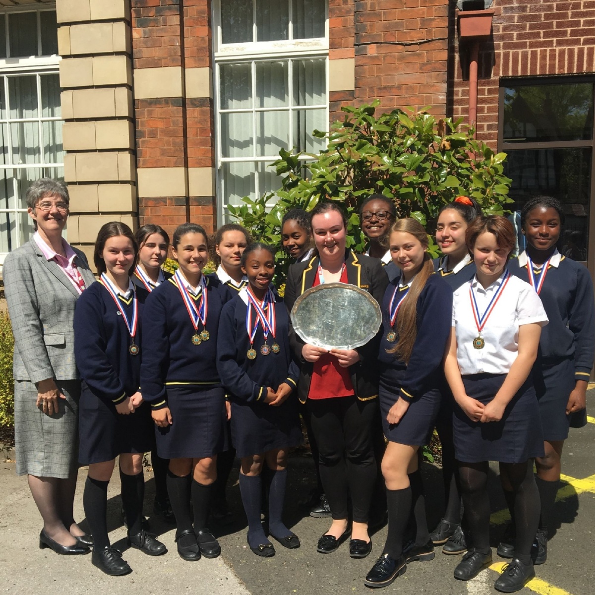 St Paul's School for Girls - Wing Athletics Trophy Winners